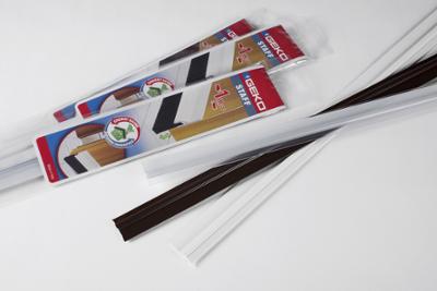 Bas de Porte Adhésif PVC à Bavette PVC Souple 100cm Sachet Accrochable
