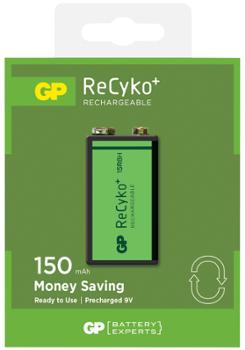 GP Recyko Pile Rechargeable Economique 9V Blister de 1