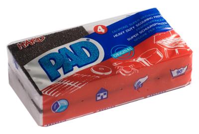 Tampon Super Récurant sur Éponge Synthétique Lot de 4