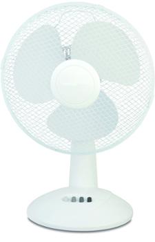 Ventilateur de Table 45W Ø30cm Blanc