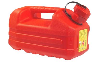 Jerrican Hydrocarbures 5L Rouge