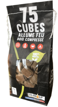 Allume Feu Végétal Sachet 75 Cubes
