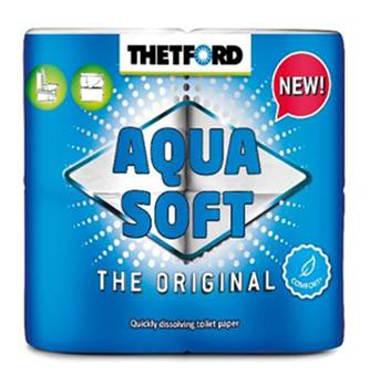 Papier Toilette AQUA SOFT Lot de 4 Rouleaux