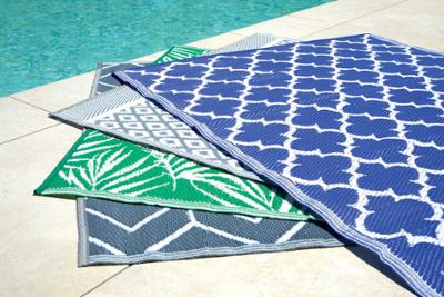 Tapis d'Extérieur 180 x 120 cm Coloris Assortis
