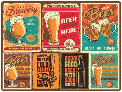 Set de Table 40 x 30 cm Vintage Brewery 
