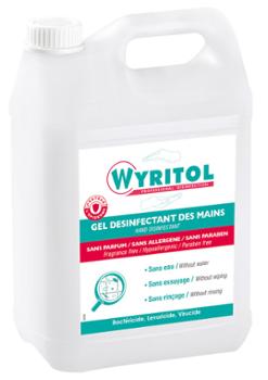 Gel Hydroalcoolique en bidon de 5L pour la désinfection des mains