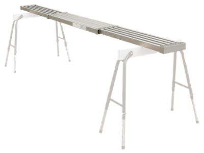 Plan de travail télescopique robuste en aluminium pour chantier et bricolage