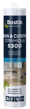 Mastic Bain & Cuisine Céramique S300 Cartouche 300 ml