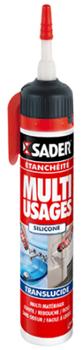 Mastic Multi-usage Silicone Translucide 200ml sans pistolet