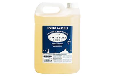 Liquide Vaisselle aux Copeaux de Savon de Marseille 5L Sans Huile de Palme
