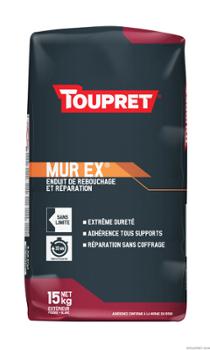 Toupret Murex Enduit de rebouchage et réparation poudre Blanc 15kg