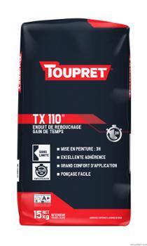 Enduit de rebouchage TX 110 Blanc 15kg