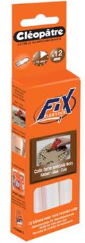 Bâtonnets de Colle Pistolet Extra Fort Spécial Bois Blister de 12
