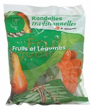 10 Rondelles de Bocaux Traditionnelles Fruits et Légumes 68x90x2.5mm