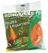 10 Rondelles de Bocaux Traditionnelles Fruits et Légumes 82x110x2.5mm