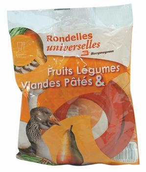 10 Rondelles de Bocaux Universelles Fruits/Légumes & Viandes/Pâtés 82x110x2.5mm