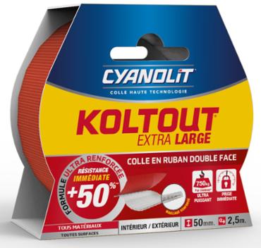 Colle Koltout Ruban Double Face Extra Large 50mmx2,50m
