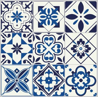 Carrelage Adhésif 3D Palerme, motif en relief pour revêtement mural facile à poser