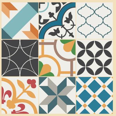 Carrelage adhésif 3D Cordou pour revêtement mural, effet relief