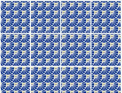Carrelage Adhésif 3D Manon Bleu
