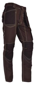 Pantalon de travail Multipoches Extensible Élite gris, résistant et confortable