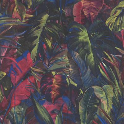 5006 - Papier Vinyl Grainé sur intissé Tropical Bleu