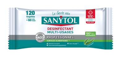 Lingettes Nettoyantes Désinfectantes Eucalyptus x120