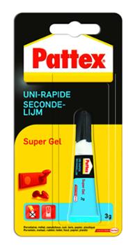 Colle Cyanoacrylate Uni-Rapide Supergel Transparent Tube de 3g