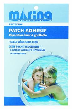 Patchs Adhésifs Réparation Liner et Gonflable x5