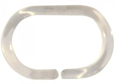 Anneaux Pour Rideau de Douche Transparent lot de 12