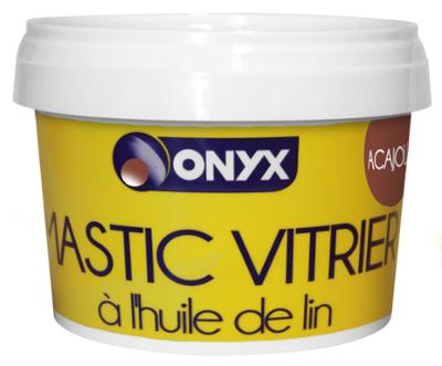 Mastic Vitrier à l'Huile de Lin Acajou 500g