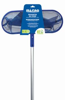 Épuisette de fond pour piscine avec manche 1m40 et filet fin