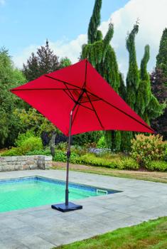 Parasol 3x2m Framboise