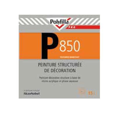 Peinture Structurée de Décoration P850 Blanc Base 10L