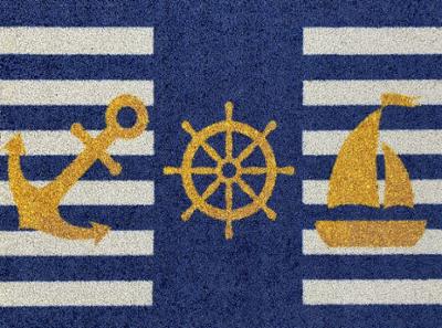 Tapis Création Maritime Gold 50x70cm