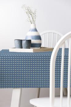 Nappe Tissu Enduit Manon 140cmx20ml Bleu