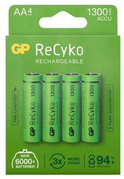GP Recyko Piles Rechargeables AA Etui de 4