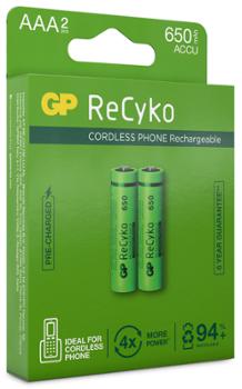 GP Recyko Piles Rechargeables AAA Etui de 2