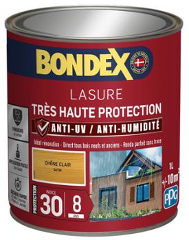 Lasure bois Très Haute Protection Satiné 8 ans en bidon de 1 litre