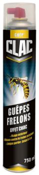Aérosol anti-guêpes et frelons effet choc 750 ml TP18 pour jardin et extérieurs