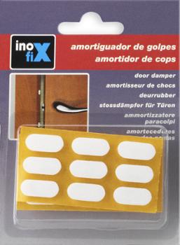 Amortisseurs de chocs adhésifs blanc x18