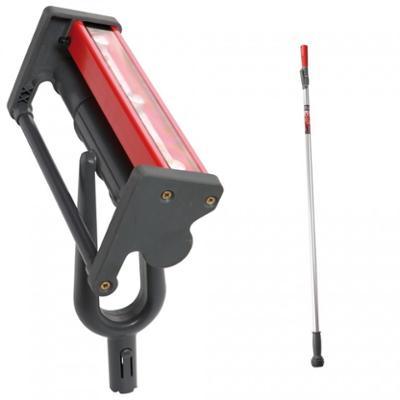 Kit lampe rasante et perche télescopique 2 x 1,5 m Ergoliss