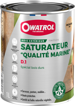 D1 Saturateur pour bois exotiques intérieurs et extérieurs 1L