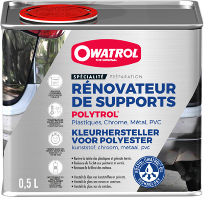 POLYTROL Rénovateur Plastiques, Pierre, Ciment, Métal 0.5L