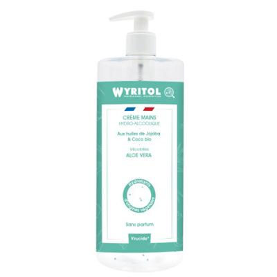 Crème Hydro Alcoolique Neutre Sans Parfum Aloé Véra 500ml