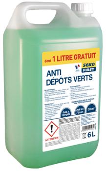 Anti Dépôts Verts 5L + 1L gratuit, box de 54 unités