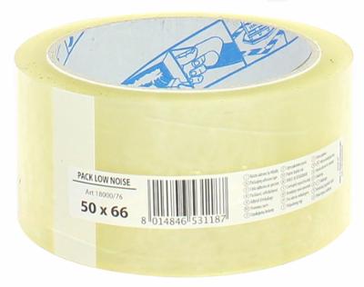 Adhésif d'Emballage PVC 50x66mm Transparent