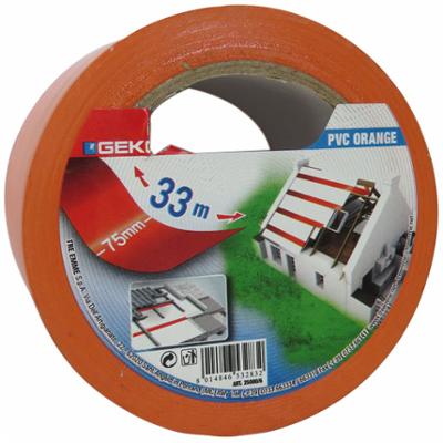 Adhésif Réparation PVC Orange 75 mm x 33 m
