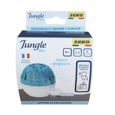 Absorbeur d'humidité Jungle Mini + 1 Recharge Galet de 100gr