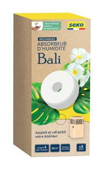 Recharges Bali Galet Percé Fleurs de Bali 450g x5